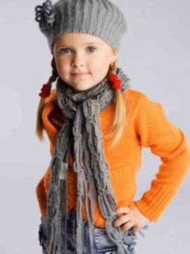 Orange Cardigan
